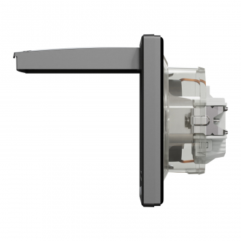 Asfora: Steckdose mit Deckel IP44